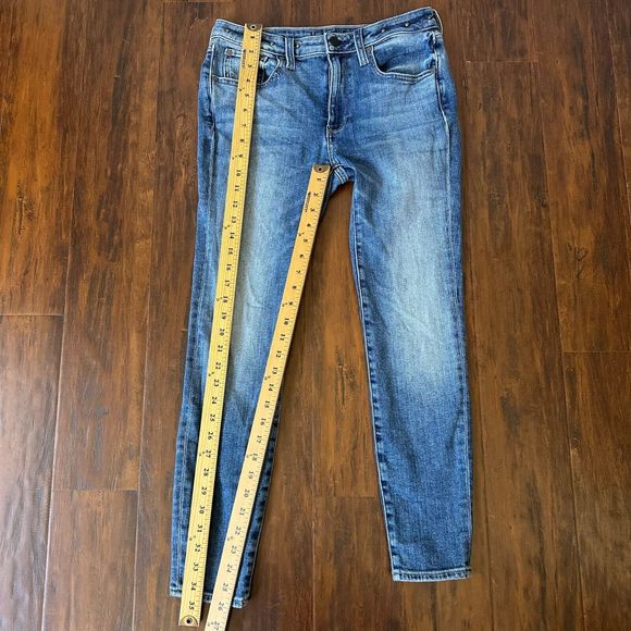 HALE by AG Drew Sculpted High Rise Skinny Crop Jeans with Studs - Picture 14 of 15